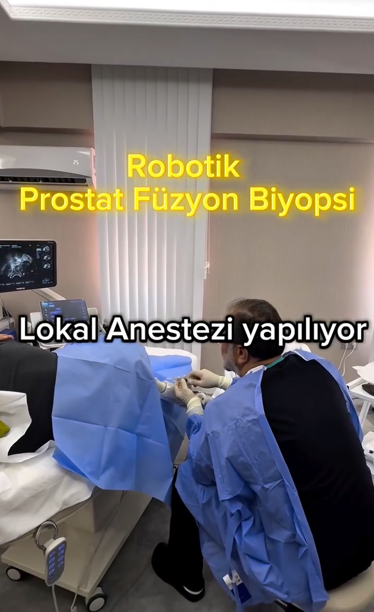 Prof. Dr. Aykut Recep Aktaş Robotik Prostat Füzyon Biyopsisi